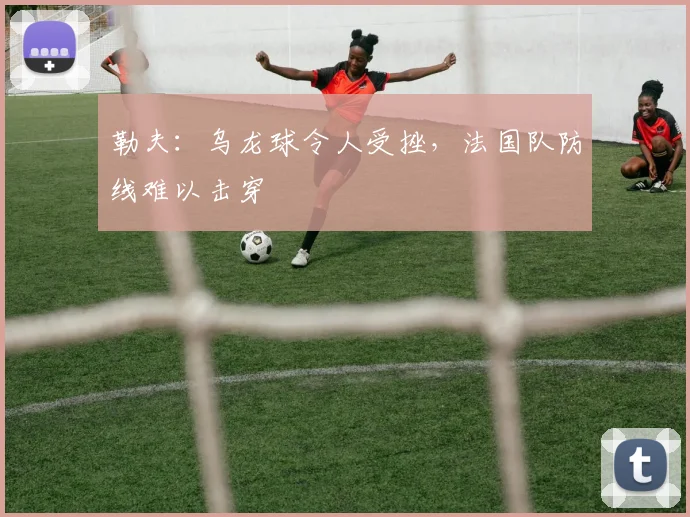 勒夫：乌龙球令人受挫，法国队防线难以击穿