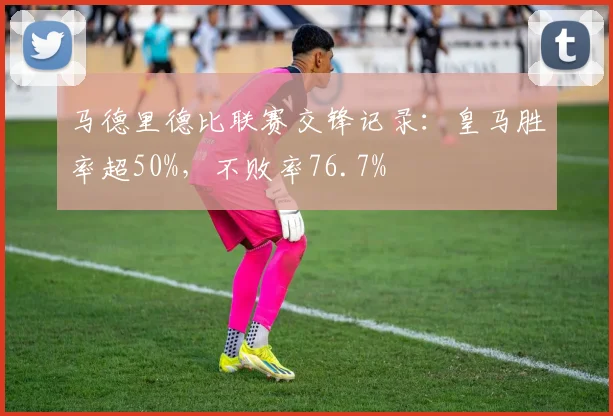 马德里德比联赛交锋记录：皇马胜率超50%，不败率76.7%
